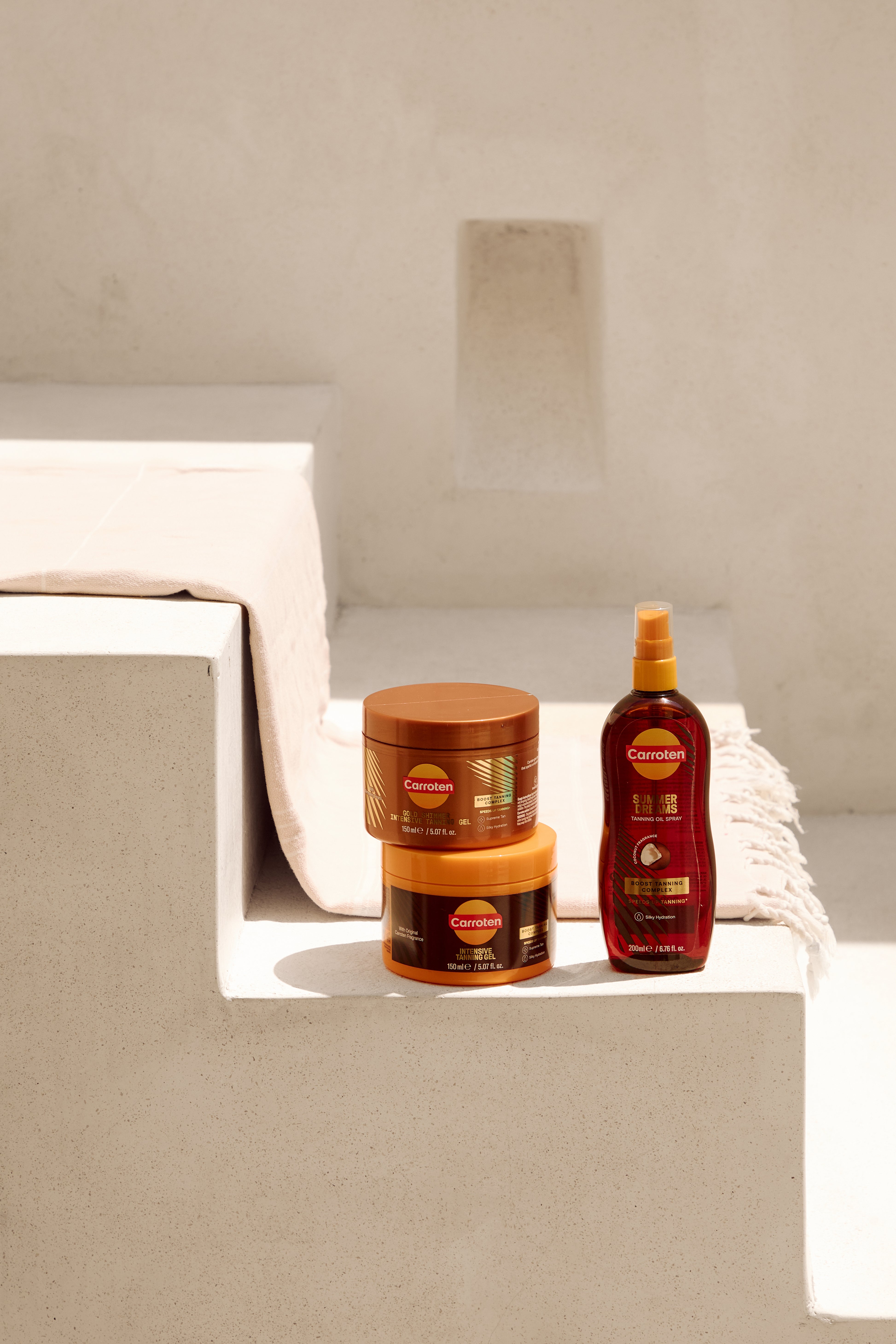 GOLD SHIMMER INTENSIVE TANNING GEL