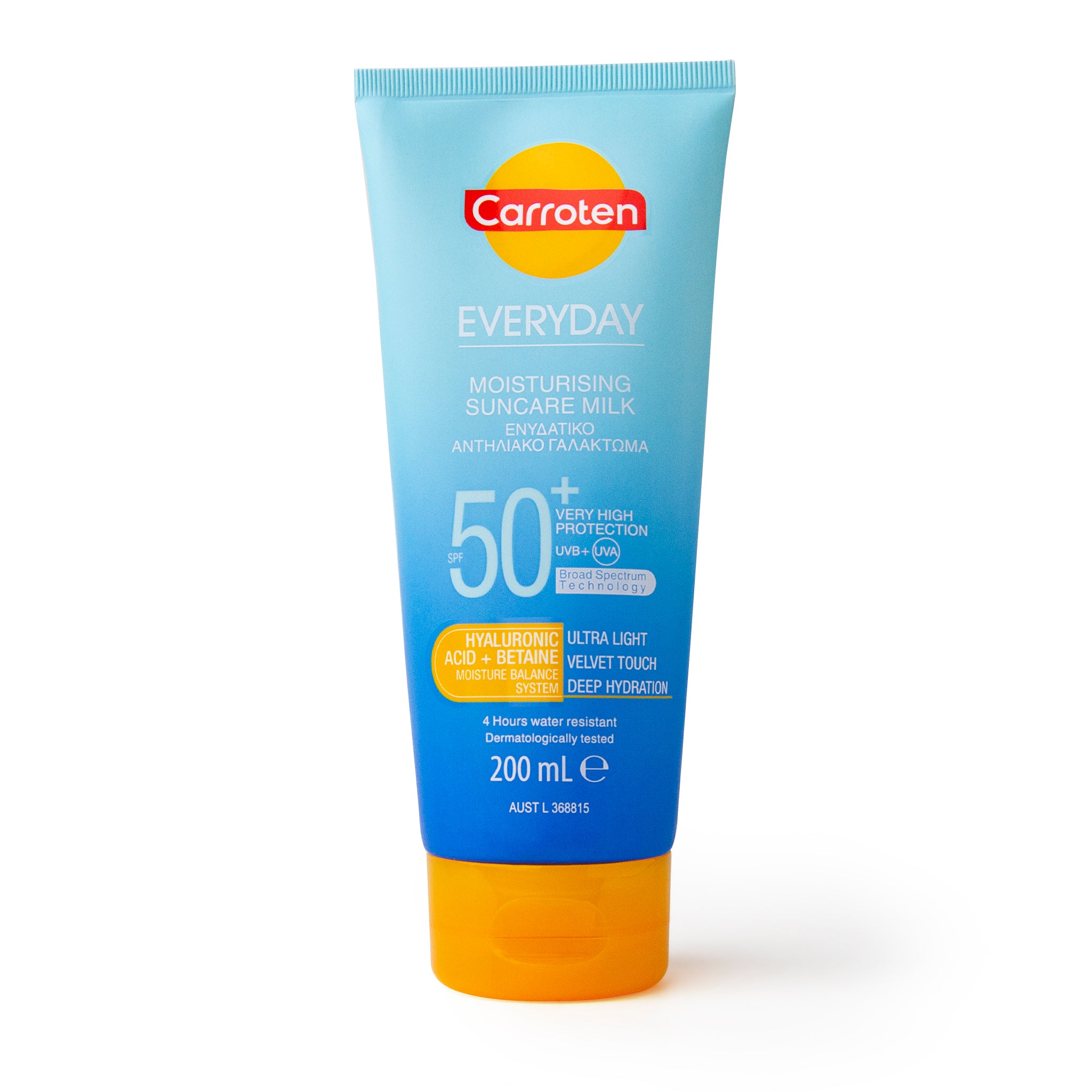 EVERYDAY SPF50+ MOISTURISING SUNCARE MILK 200ML