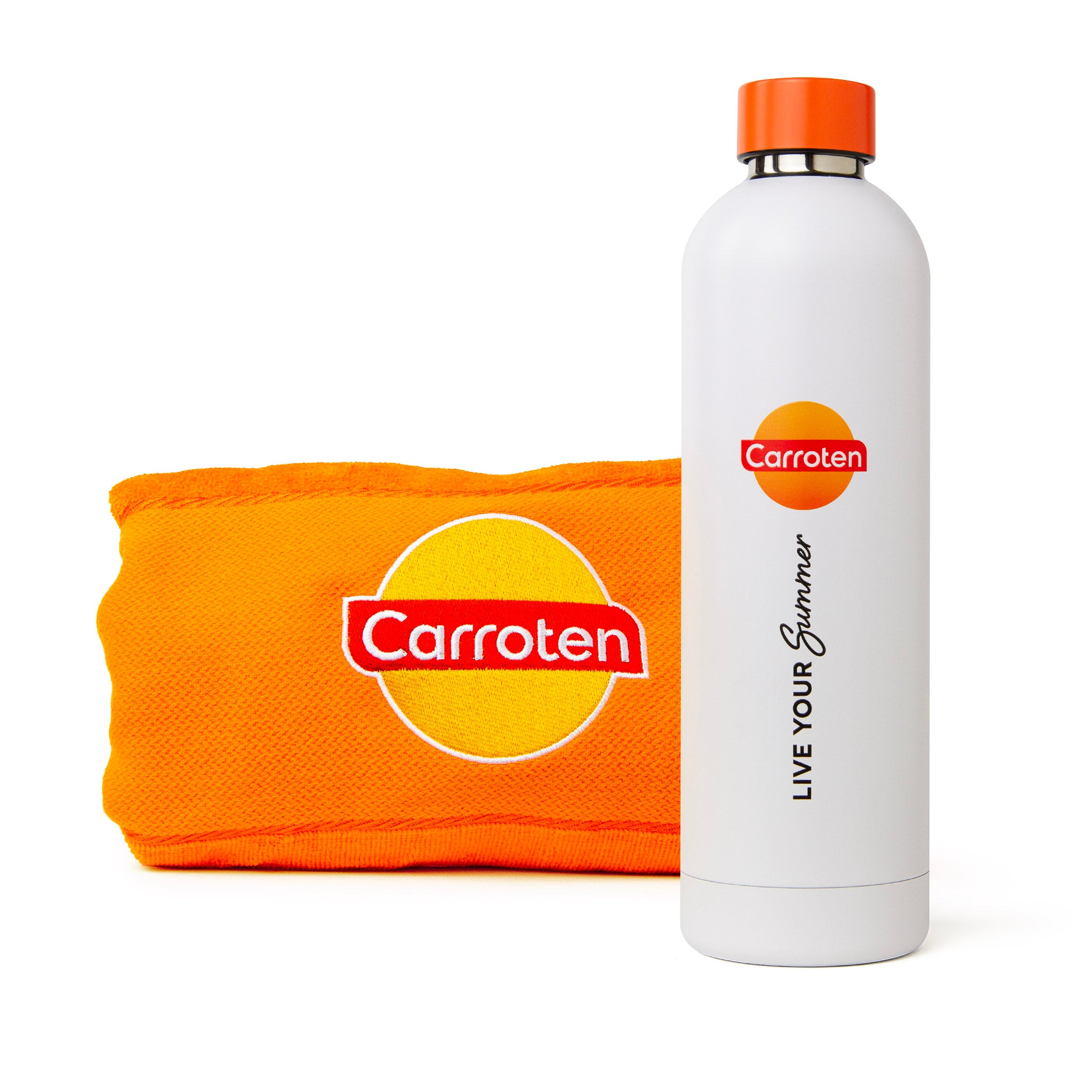 Carroten Terry Towel and LYS Drink Bottle